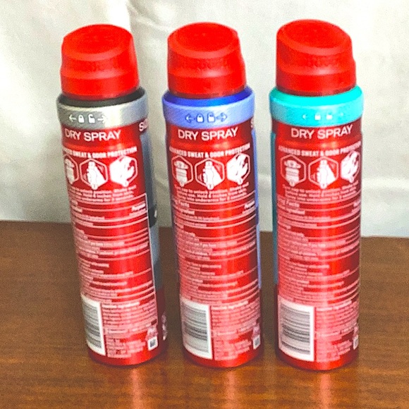 Old Spice Dry Spray Antiperspirant Sweat and Odor Protection Set of 3 - 4.3 oz - Picture 2 of 2